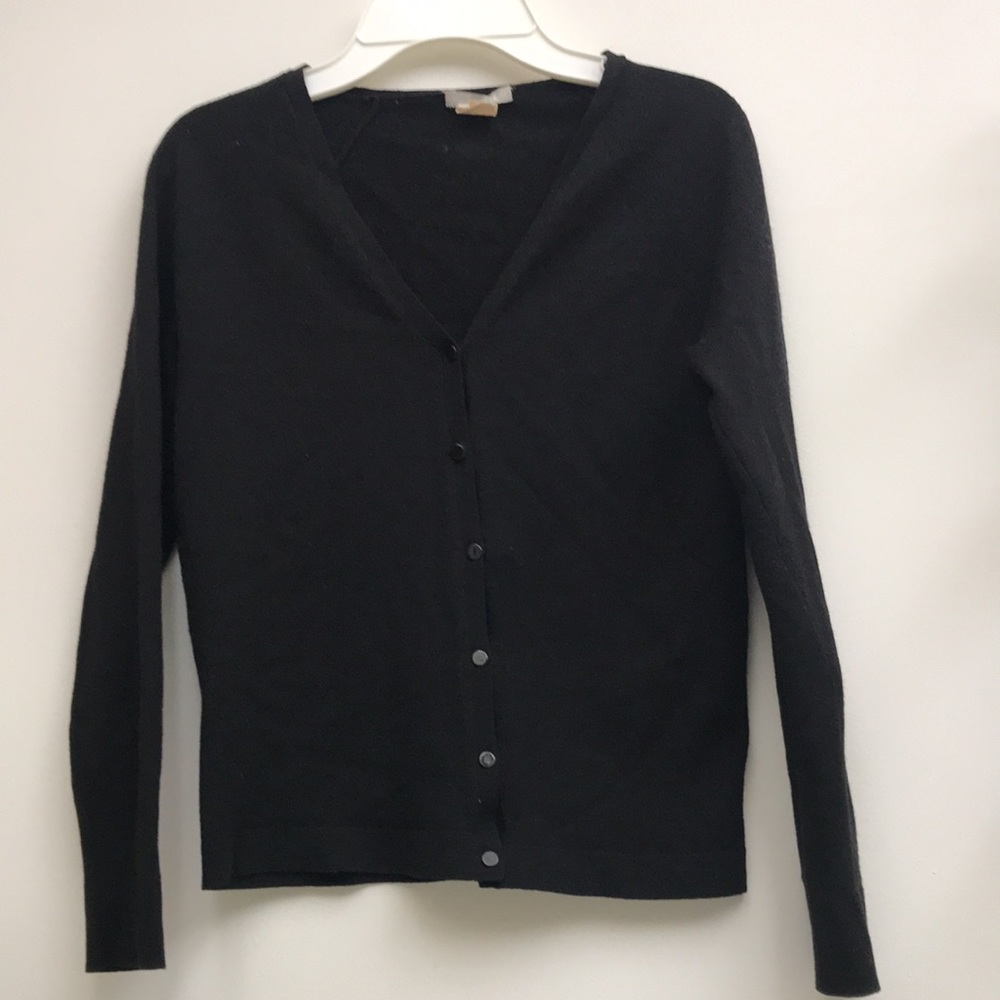 J.Crew Black Cardigan Sweater